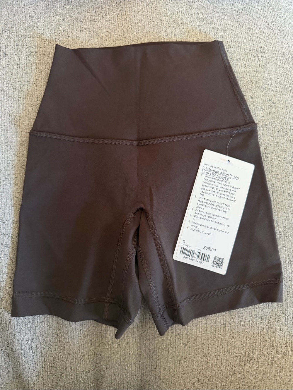 lululemon athletica High-Rise Athletic Bike Shorts - Brown